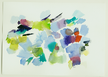 Die Macht der Sprachbilder - politisches Framing und neurokognitive Kampagnenführung, re:publica 17, 08.05.2017, painting 17 x 24 cm: Kirsten Kötter